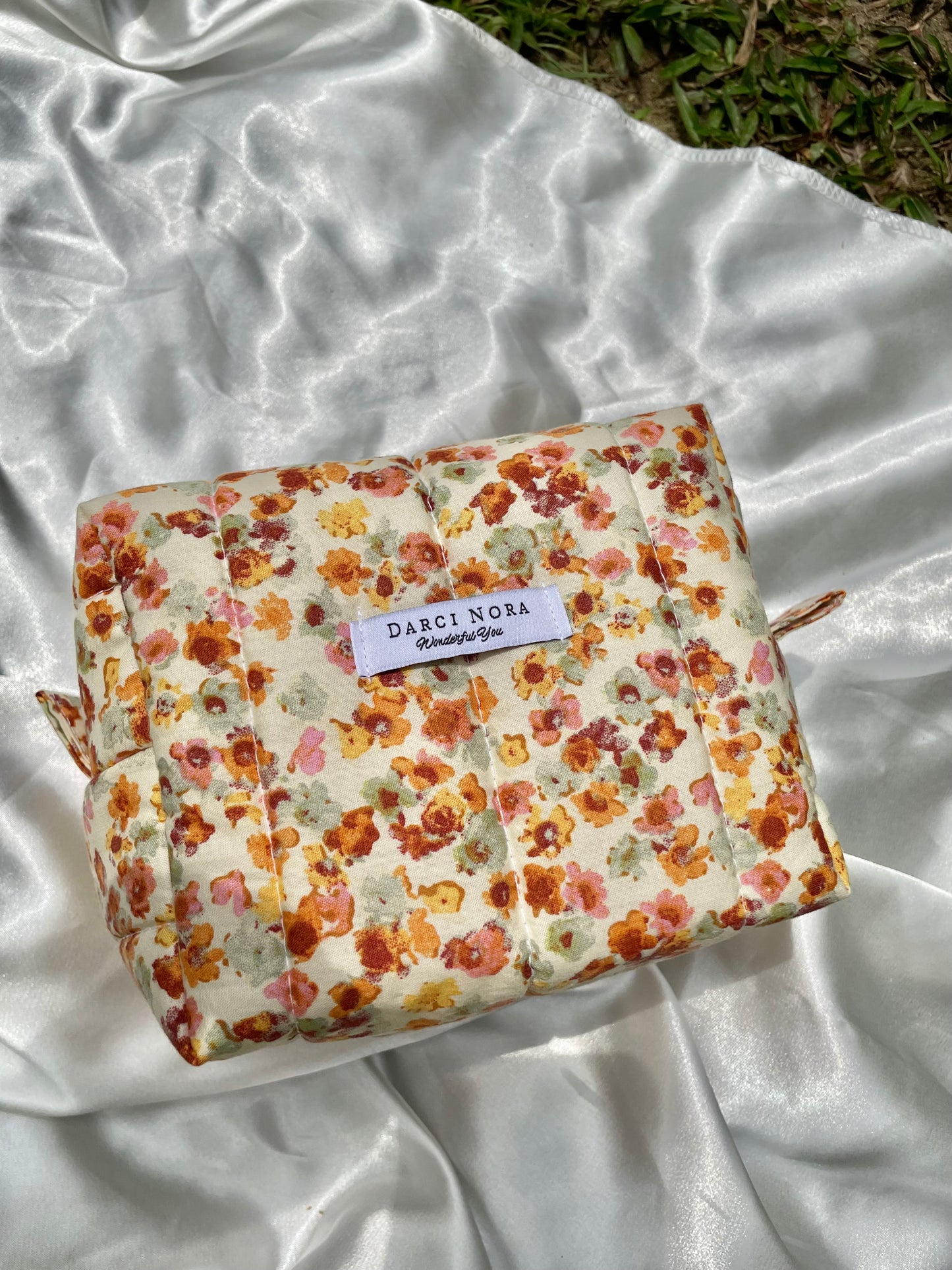 Autumn Marigolds Small Box Pouch