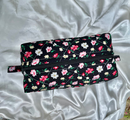Noir Bloom Medium Box Pouch