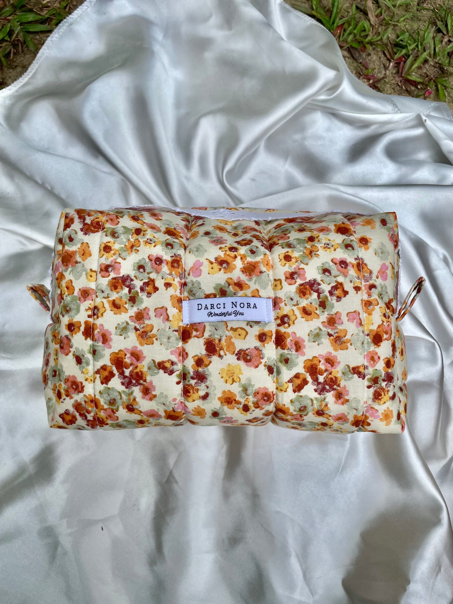 Autumn Marigolds Medium Box Pouch