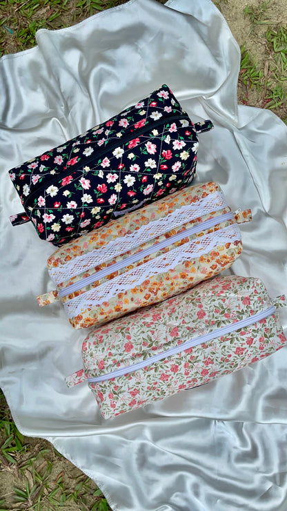 Noir Bloom Large Box Pouch