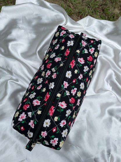 Noir Bloom Large Box Pouch