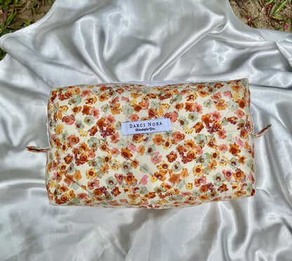 Autumn Marigolds Medium Box Pouch