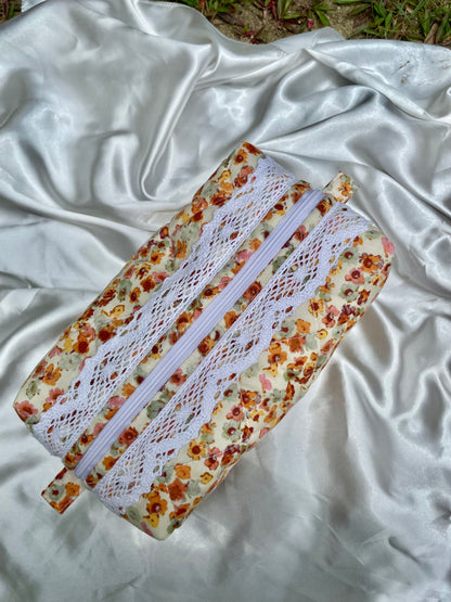 Autumn Marigolds Medium Box Pouch