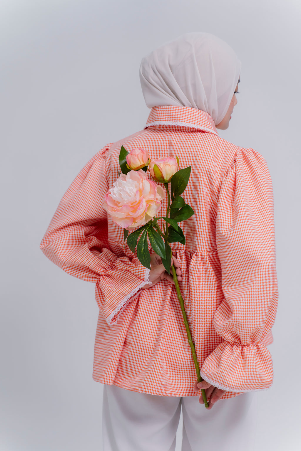 Darci Top in Ginger Spice Tweed