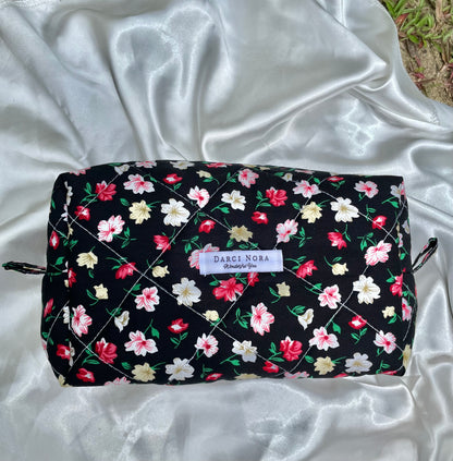 Noir Bloom Medium Box Pouch