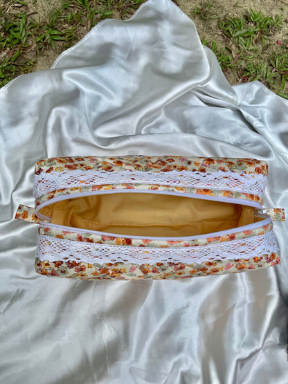 Autumn Marigolds Large Box Pouch