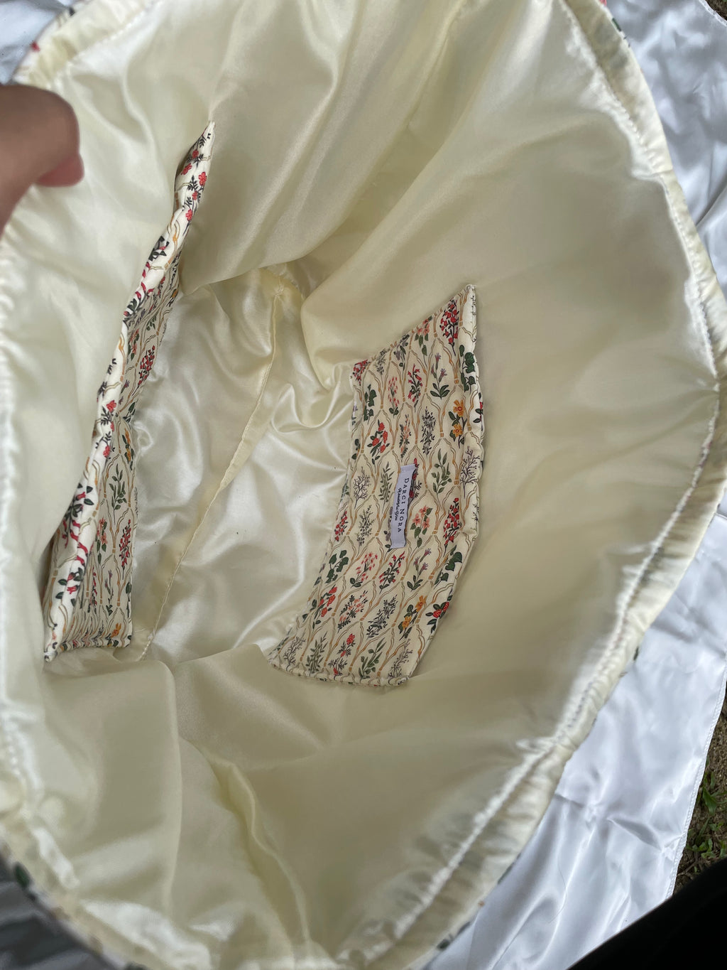 Vintage Botanical Tote Bag