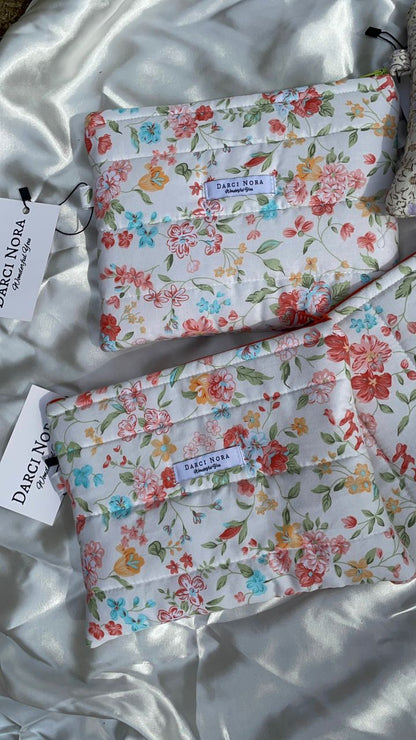 Orange Flowers Everyday Pouch