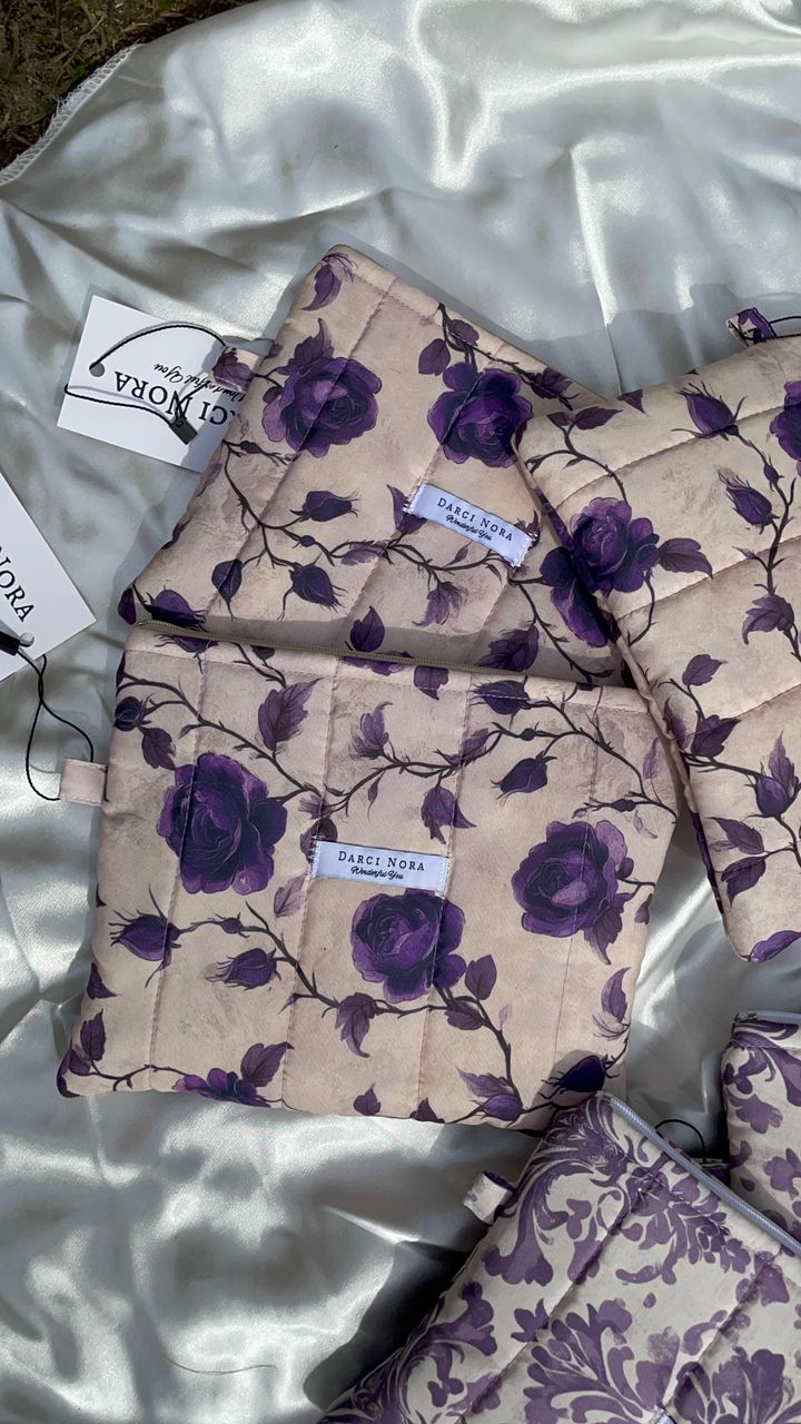 Gothic Flowers Everyday Pouch
