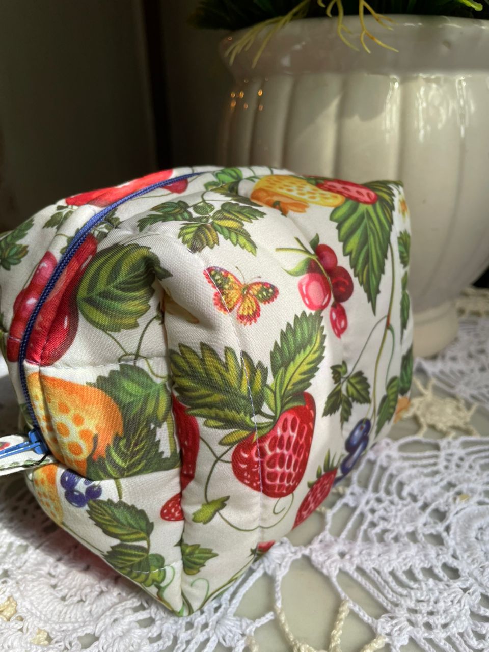 Colourful Fruits Small Box Pouch
