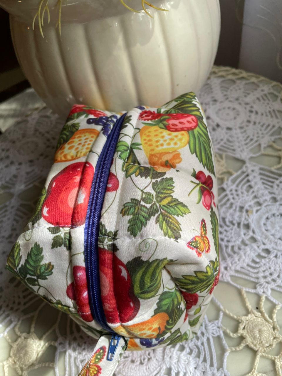 Colourful Fruits Small Box Pouch