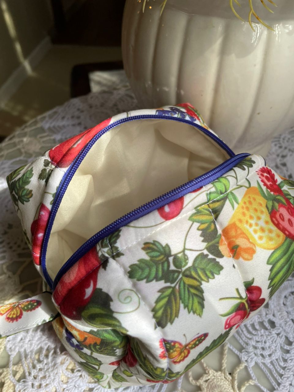 Colourful Fruits Small Box Pouch