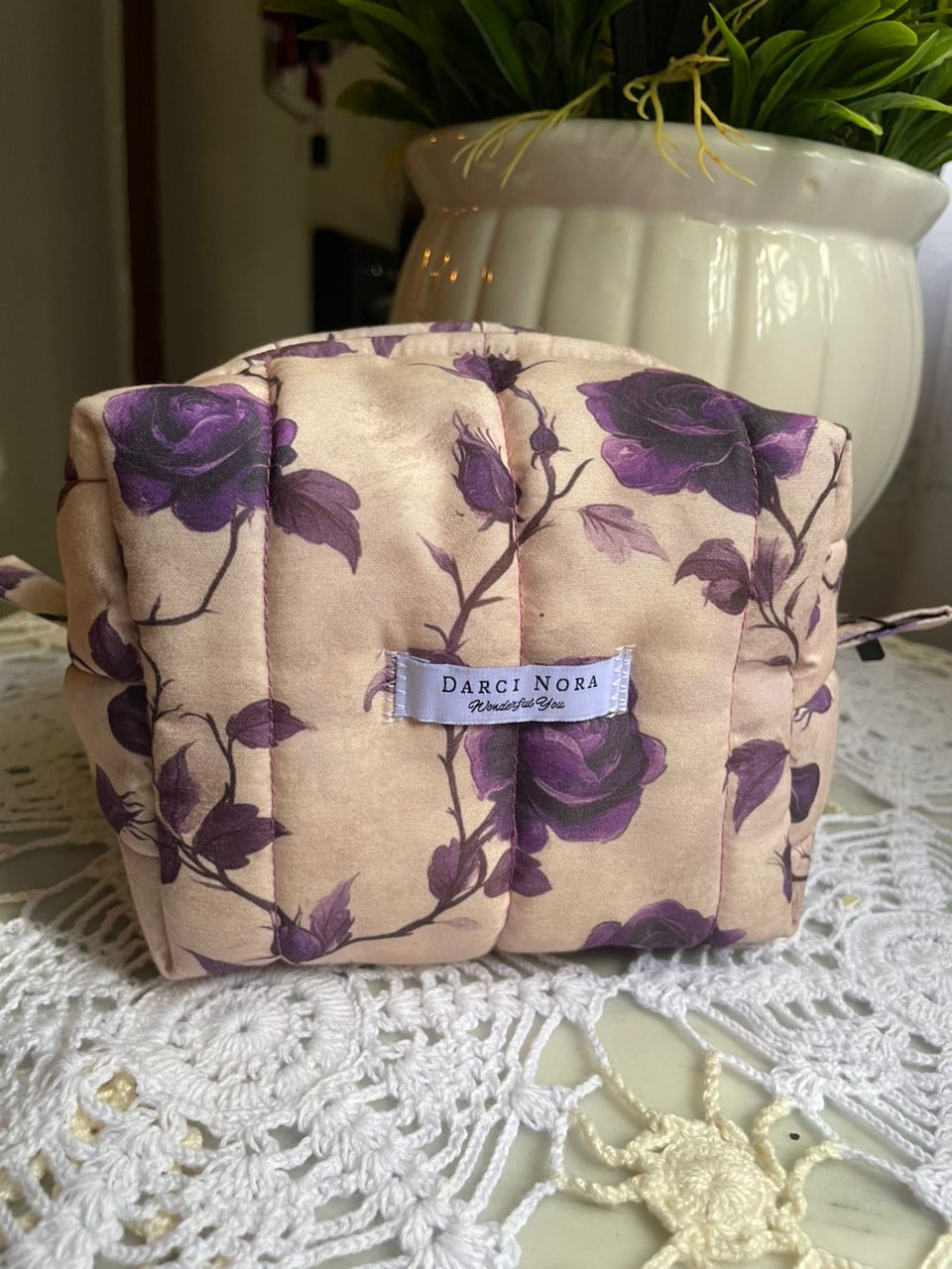 Gothic Flowers Small Box Pouch