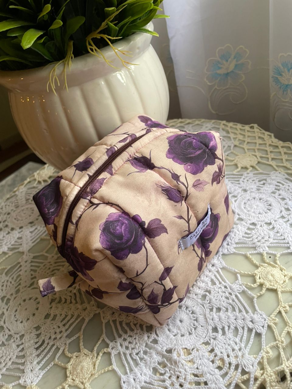 Gothic Flowers Small Box Pouch