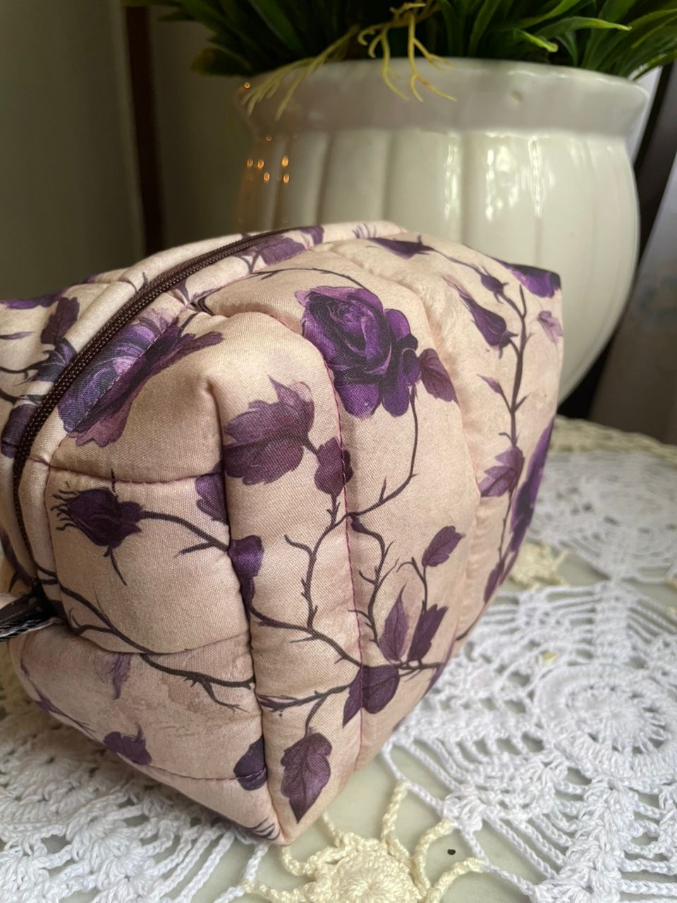 Gothic Flowers Small Box Pouch