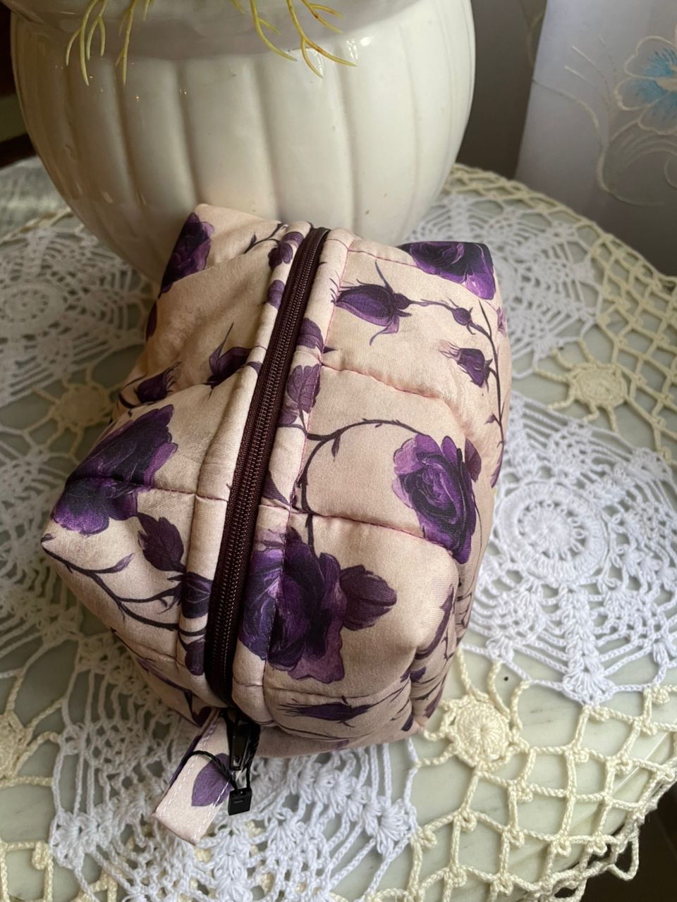 Gothic Flowers Small Box Pouch