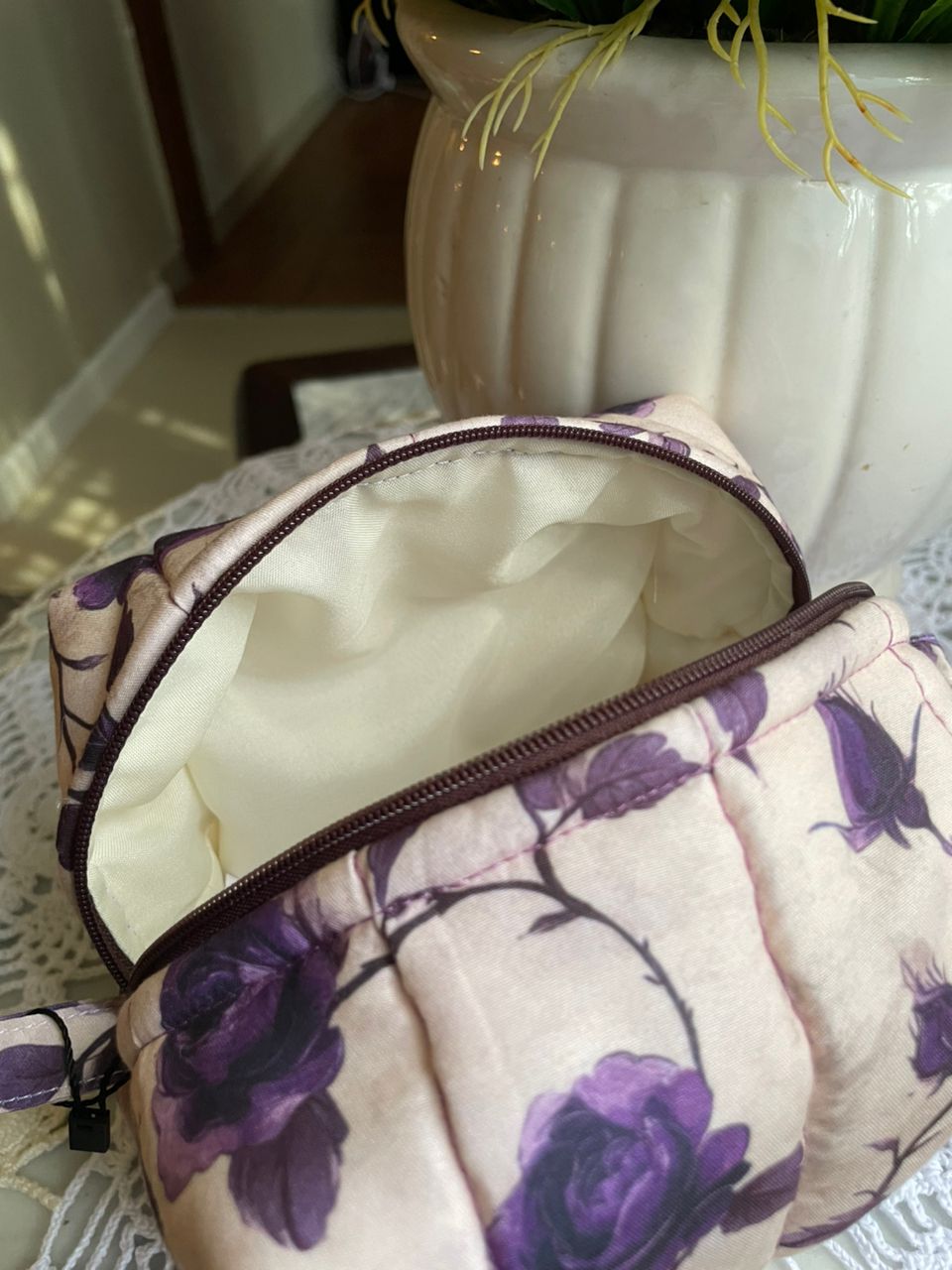 Gothic Flowers Small Box Pouch