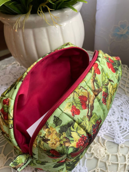 Berry Green Medium Box Pouch