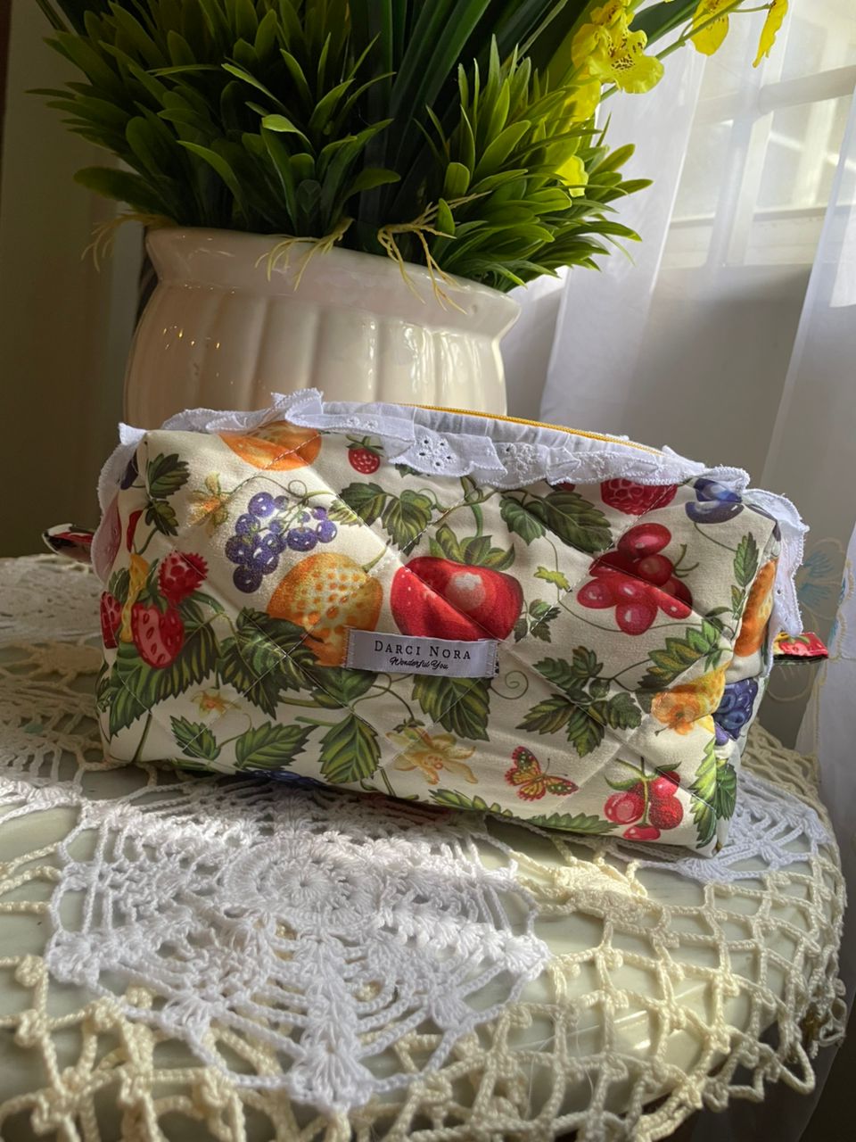 Colourful Fruits Medium Box Pouch