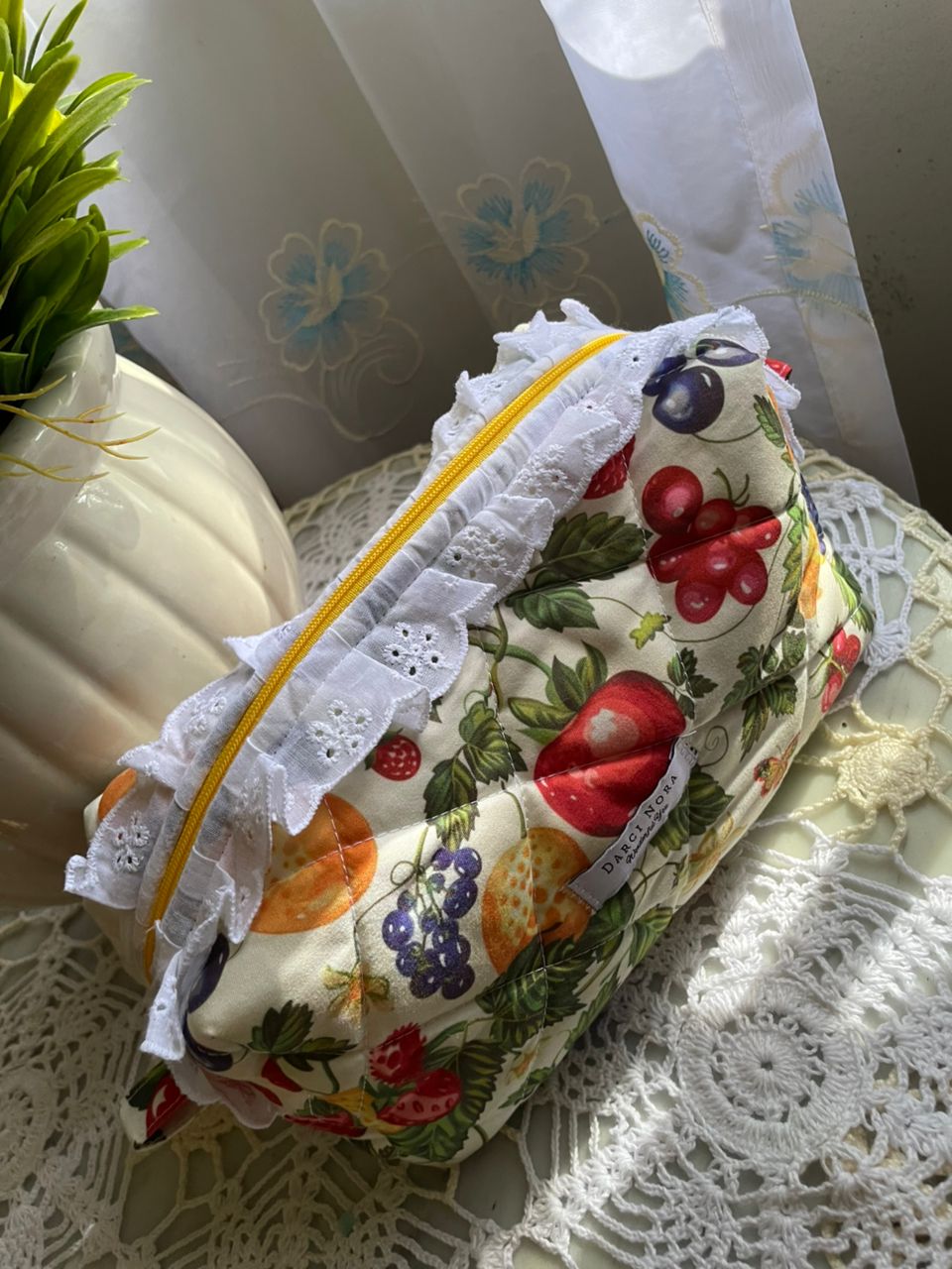 Colourful Fruits Medium Box Pouch