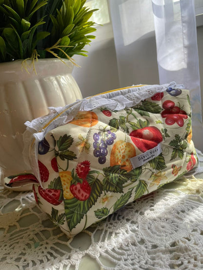 Colourful Fruits Medium Box Pouch