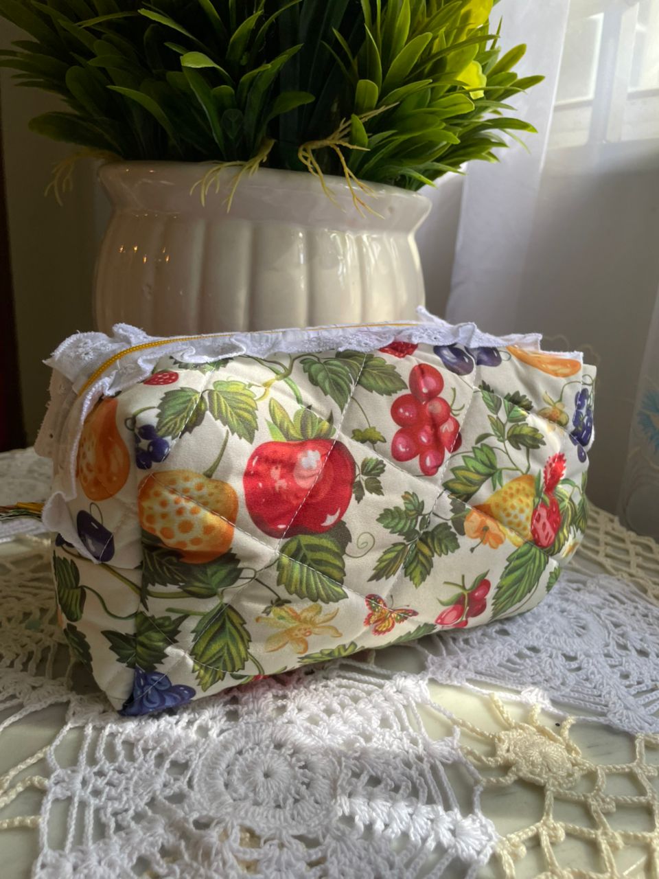 Colourful Fruits Medium Box Pouch