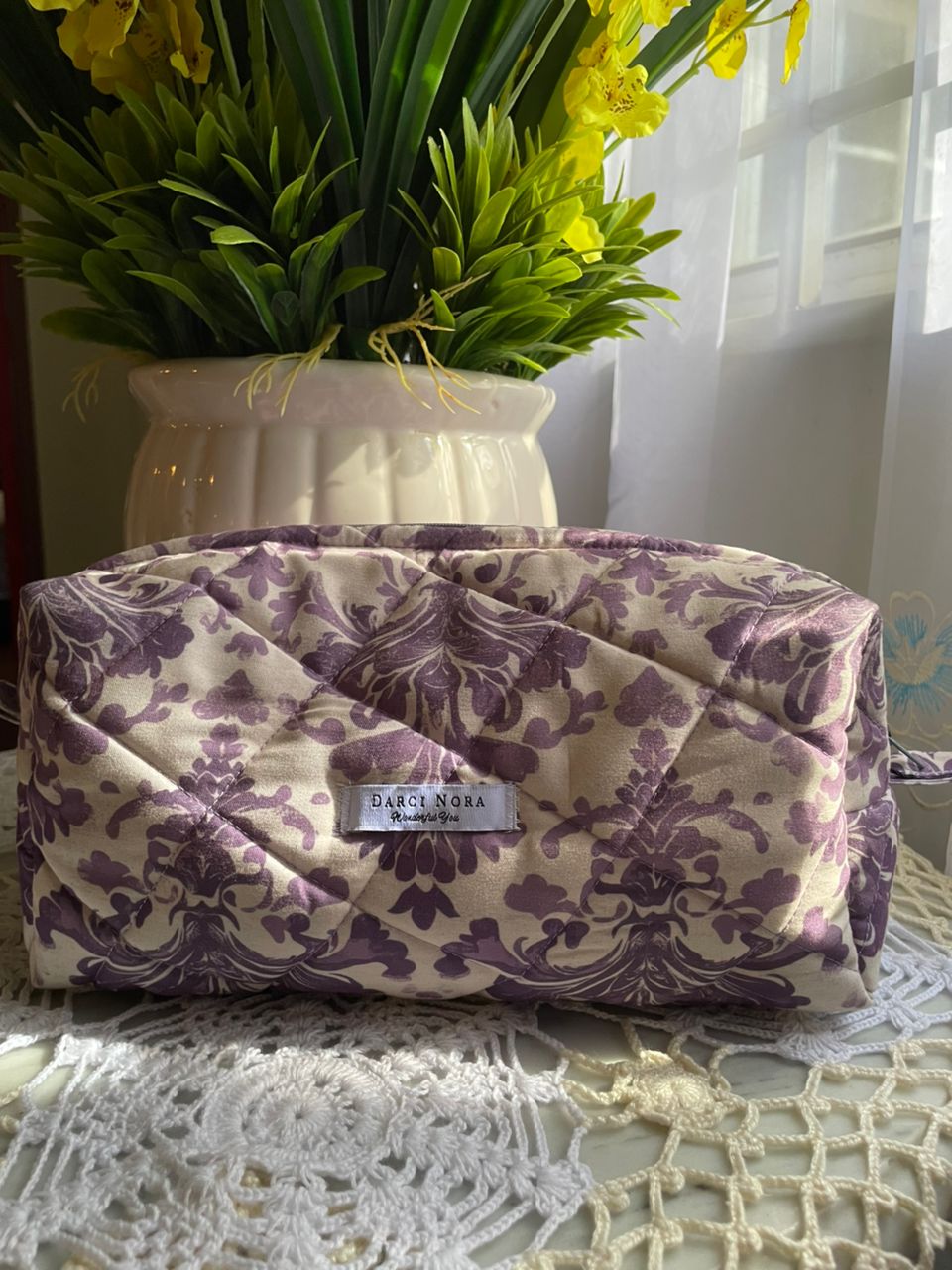 Hyacinth wallpaper Large Box Pouch