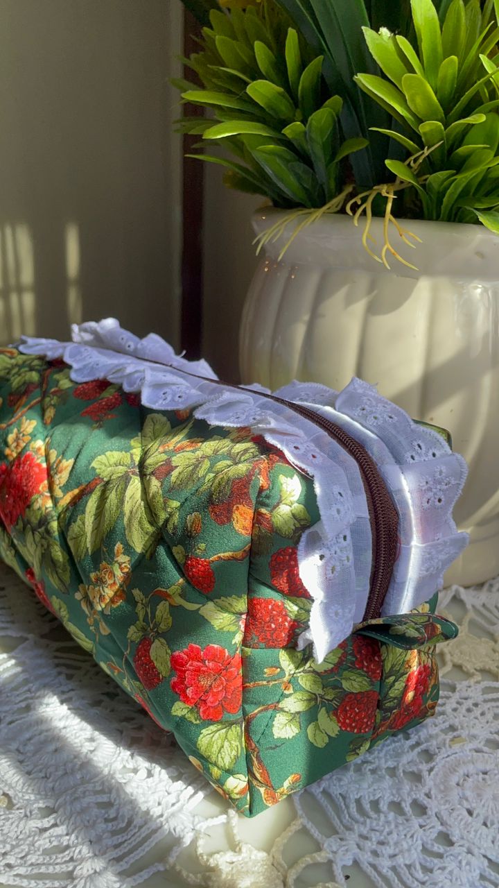 Emerald Garden Large Box Pouch