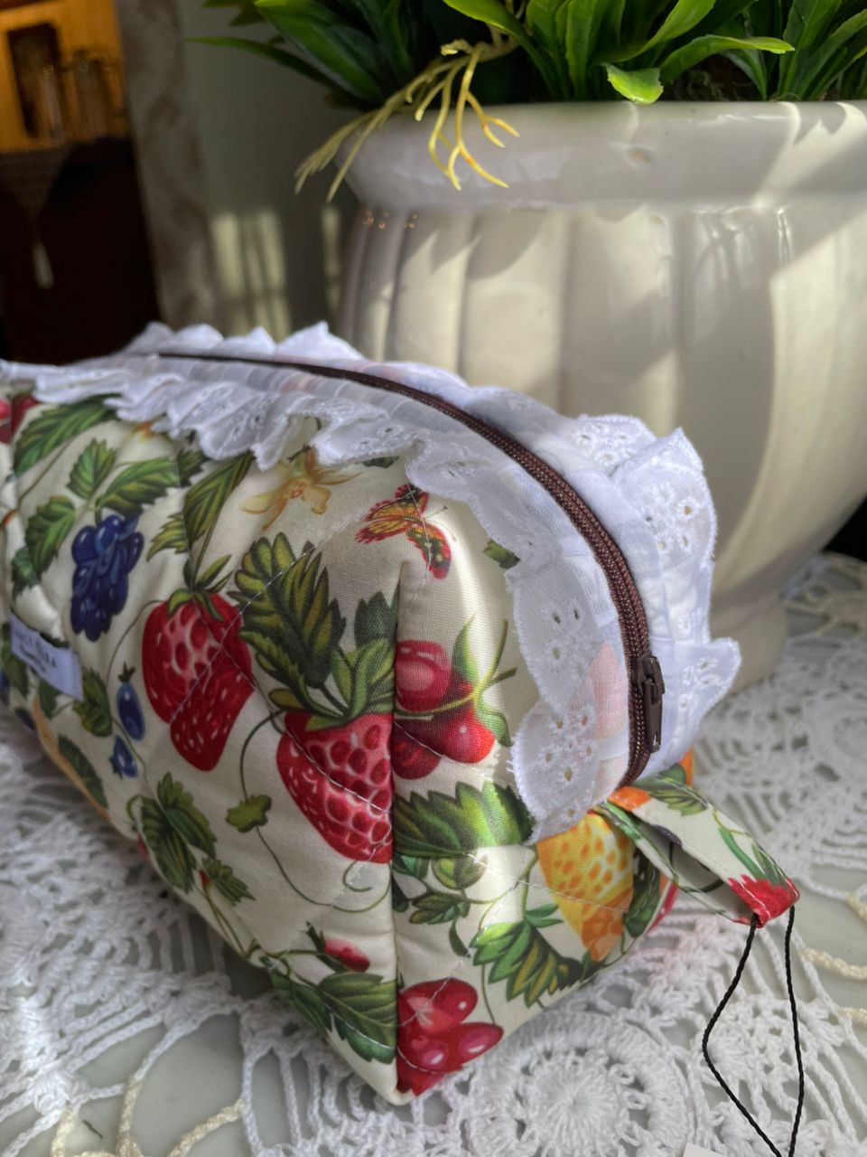 Colourful Fruits Large Box Pouch