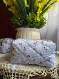 Strawberry Picnic Medium Box Pouch