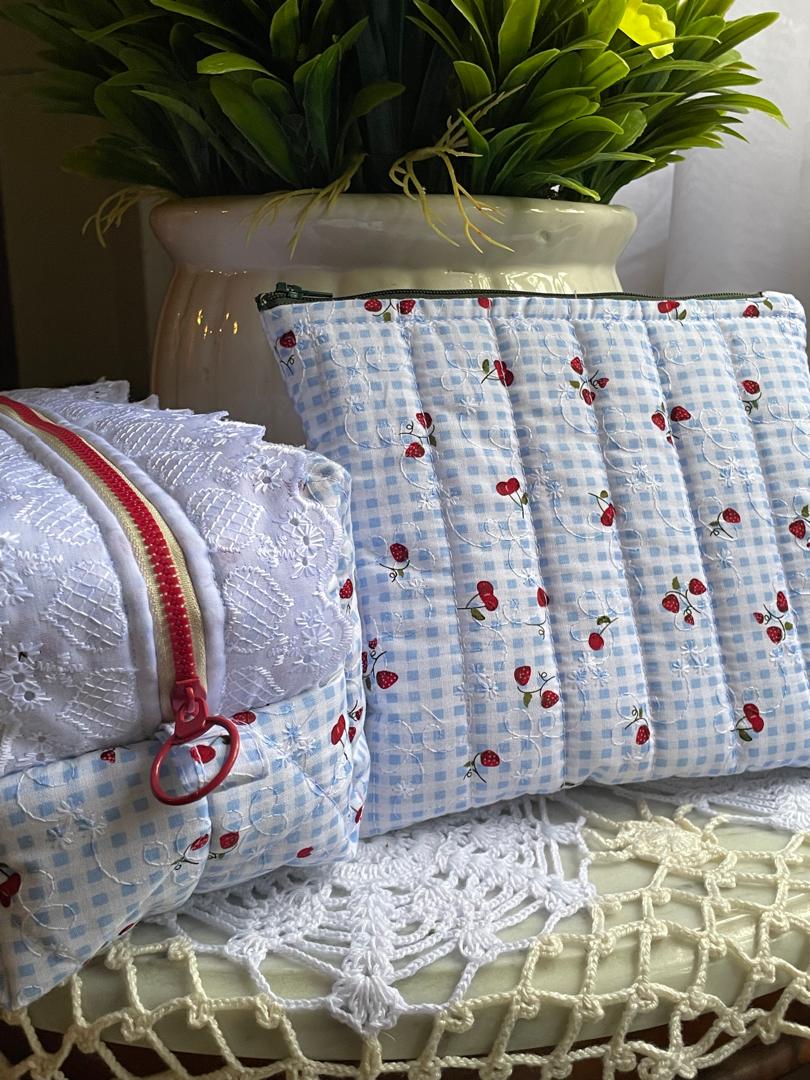 Strawberry Picnic Everyday Pouch