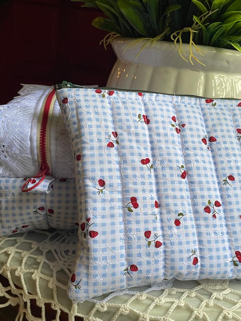 Strawberry Picnic Everyday Pouch