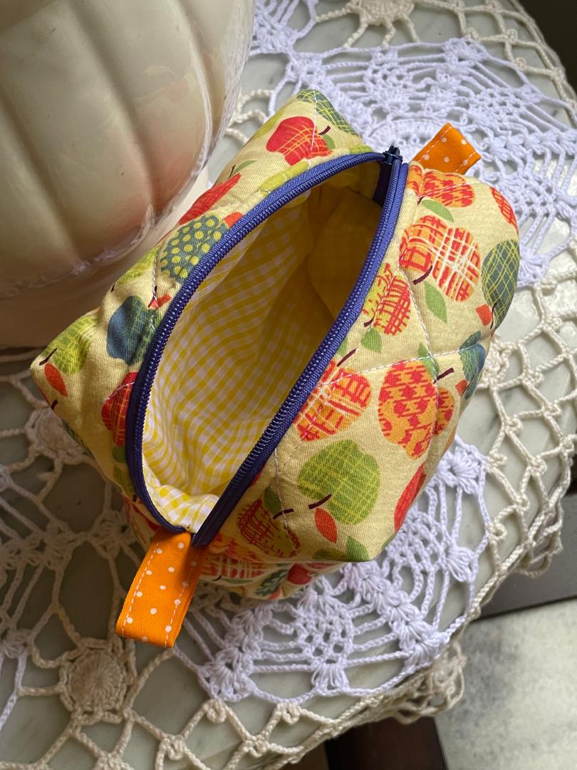Fall Apples Small Box Pouch